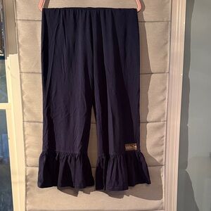 Navy Ruffle Matilda Jane Women’s Bottoms